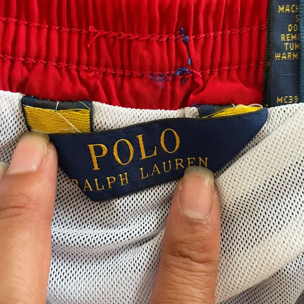 Polo Ralph Lauren Swim Trunks‎ Lined Shorts Blue Men's Size XLarge Resort Summer